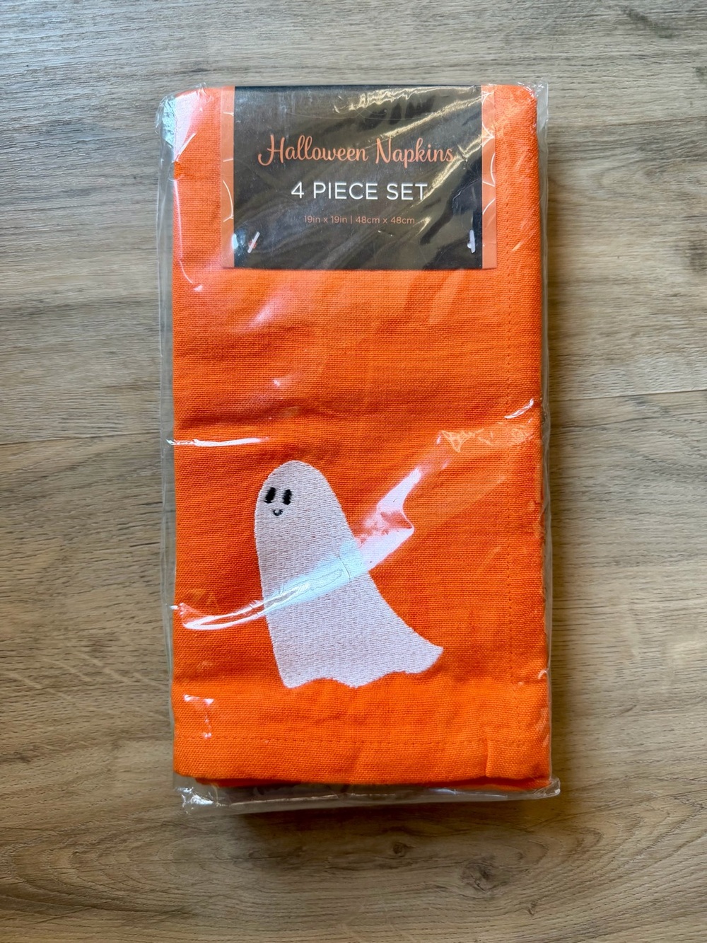 Set of 4 Square Cotton Halloween Napkins NWT